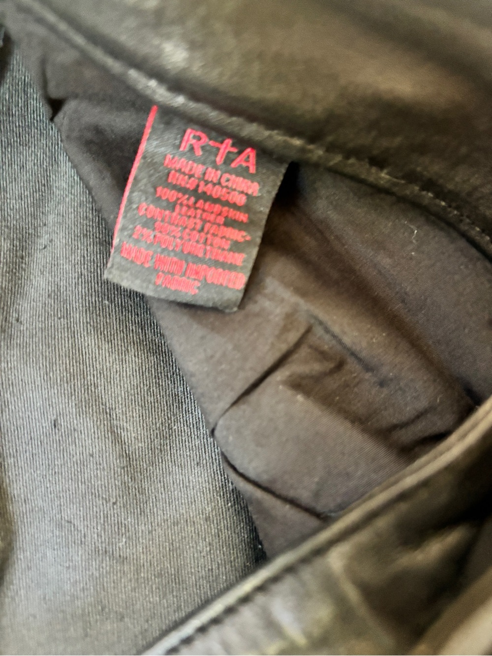 RtA Prince Skinny black leather pants - Picture 9 of 11